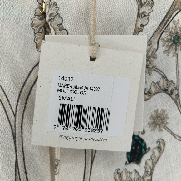 Agua by Agua Bendita Linen Marea Alhaja Linen Pant Small - Picture 8 of 10